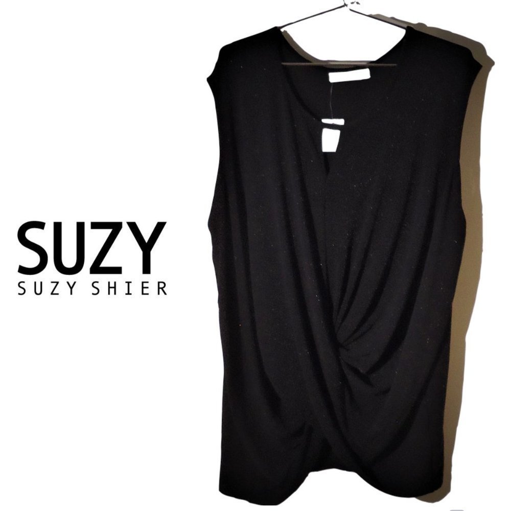 Sleeveless Sparkle Top by Suzy Shier NWT